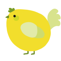 A yellow and lemon chicken