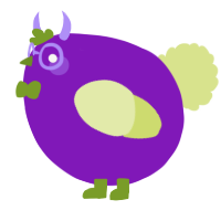 A violet and lemon chicken