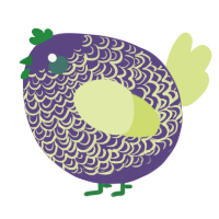 A overcast and lemon chicken with a double-lace pattern