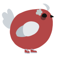 A red and mist chicken