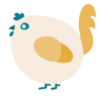 A cream and honey chicken