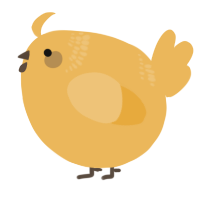 A honey chicken with a neck-band pattern