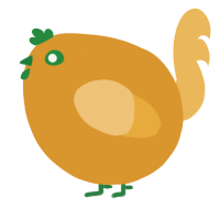 A orange and honey chicken