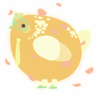 A honey and cream chicken with a neck-speckle pattern