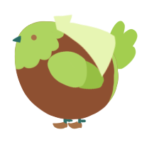 A russet and grass chicken with a head pattern