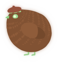 A russet chicken with a bar pattern