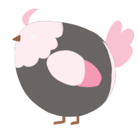 A grey and rose chicken with a head pattern
