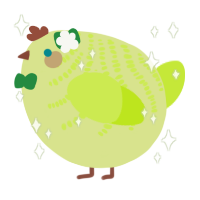 A lemon and lime chicken with a half-bar pattern