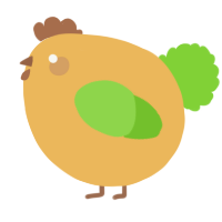 A honey and grass chicken