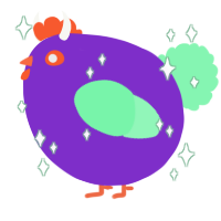 A grass and wine chicken