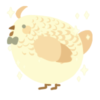 A cream and beige chicken with a half-lace pattern
