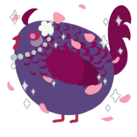 A overcast and wine chicken with a half-lace pattern