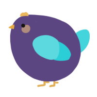 A overcast and aqua chicken