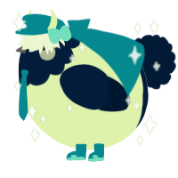 A apple and tumblr chicken with a head pattern