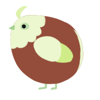 A russet and apple chicken with a head pattern