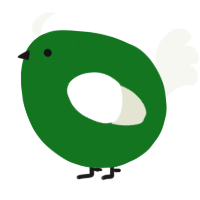 A leaf and white chicken