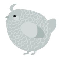 A silver chicken with a lace pattern