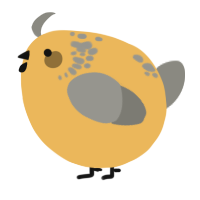 A honey and ash chicken with a neck-speckle pattern