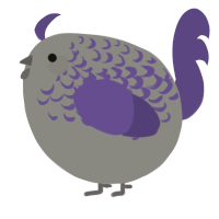 A ash and overcast chicken with a half-lace pattern