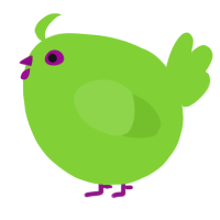 A grass chicken