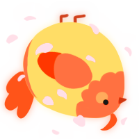 A honey and vermilion chicken with a head pattern