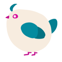 A cream and sea chicken
