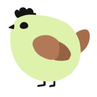 A apple and brown chicken