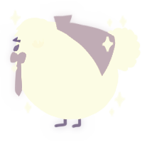 A white chicken with a lace pattern