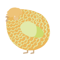 A honey and lemon chicken with a lace pattern