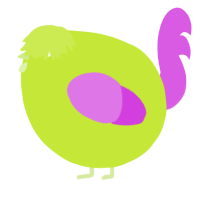 A lime and orchid chicken