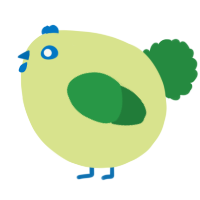 A lemon and viridian chicken