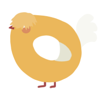 A honey and white chicken