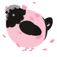 A rose and sable chicken with a head pattern