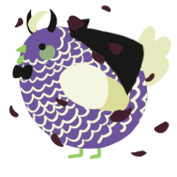 A overcast and lemon chicken with a lace pattern