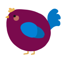 A wine and sapphire chicken