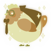 A gluppy and brown chicken with a head pattern