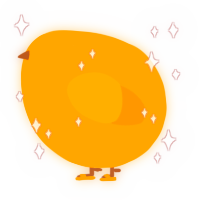A orange chicken