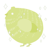 A lemon chicken with a bar pattern