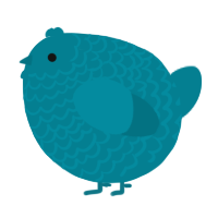 A sea chicken with a lace pattern