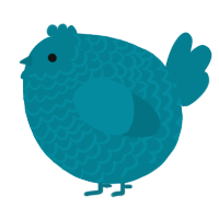 A sea chicken with a lace pattern