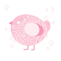 A rose chicken with a lace pattern