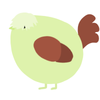 A apple and russet chicken