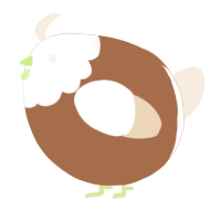 A brown and cream chicken with a head pattern