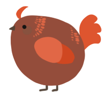 A russet and vermilion chicken with a neck-band pattern