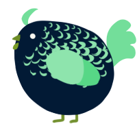 A tumblr and spring chicken with a half-lace pattern