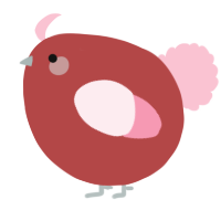 A red and rose chicken