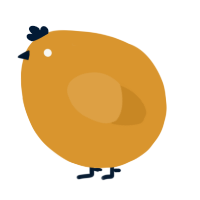 A orange chicken