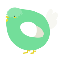 A spring and white chicken