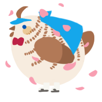 A cream and brown chicken with a half-bar pattern
