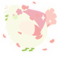 A white and rose chicken